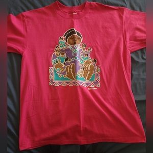 Hanes fitty-fitty vintage pink native woman XL dolls arizona southwestern